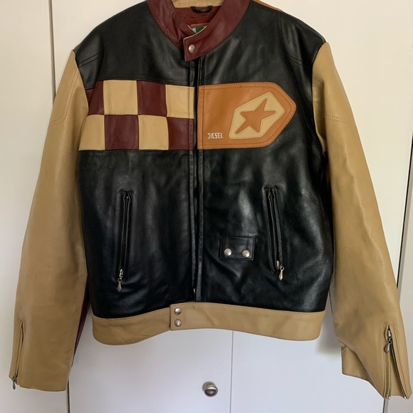Diesel Other - Leather Retro DIESEL jacket. Size is Large. Used